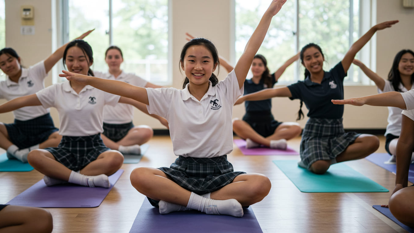 Empowering Young School Girls Through Yoga: Boosting Health, Confidence & Focus